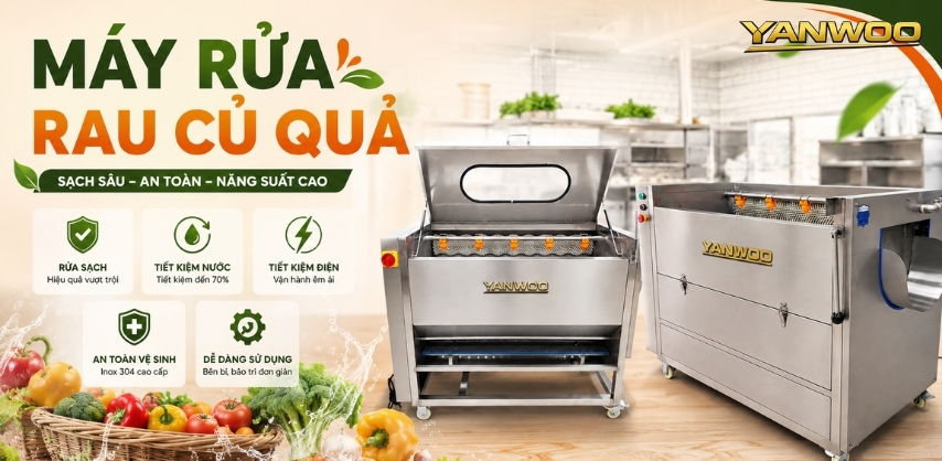 Máy rửa rau củ