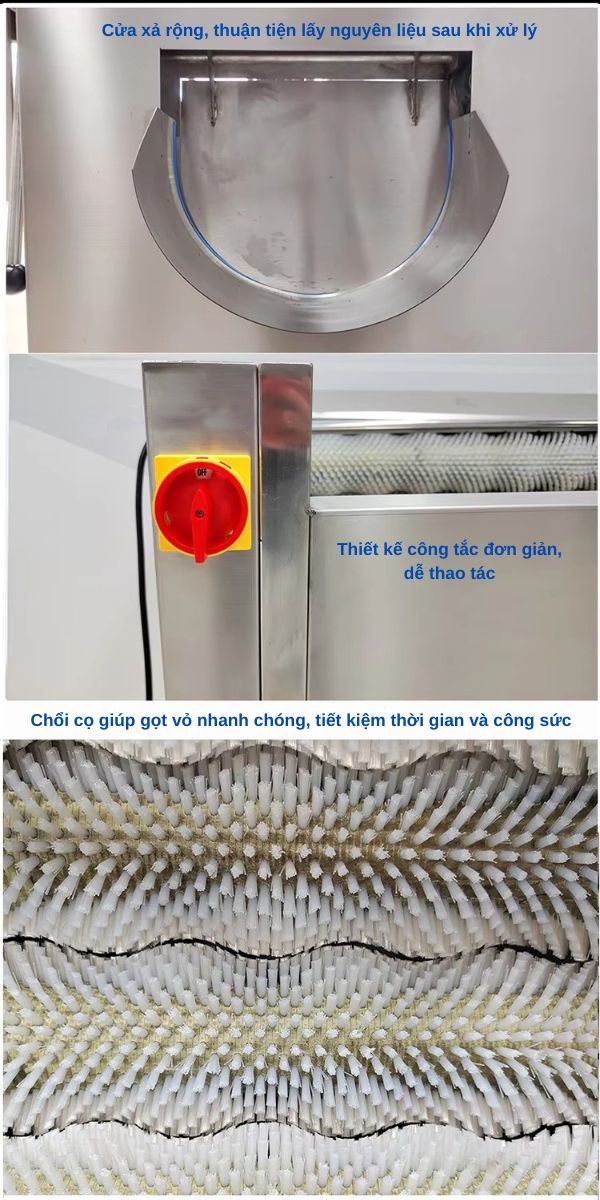 Máy chà rửa gọt vỏ củ quả Yanwoo CX-200