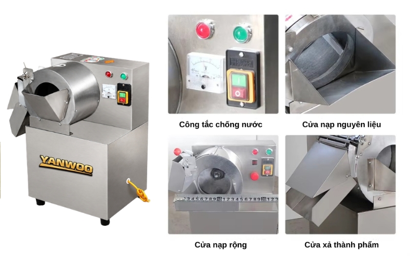Đặc điểm nổi bật của máy thái rau củ đa năng SH-30