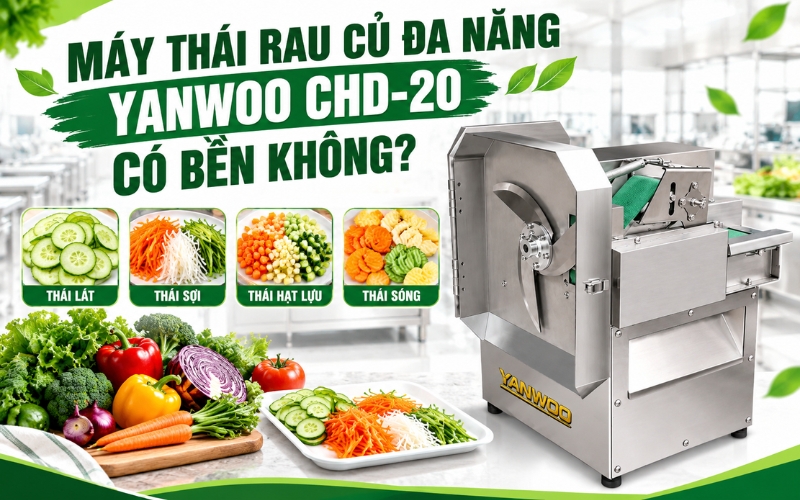 Máy Thái Rau Củ Đa Năng Yanwoo CHD-20 Có Bền Không? 