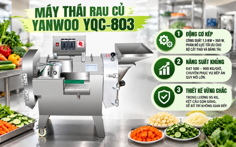 Máy thái rau củ Yanwoo YQC-803