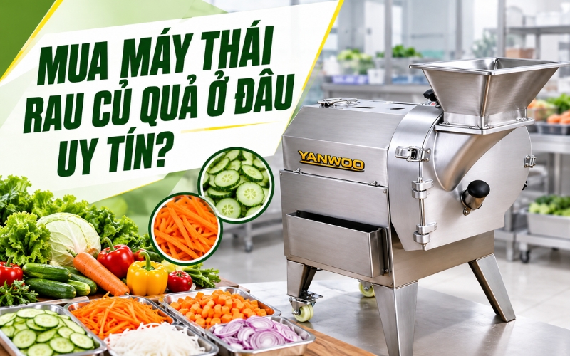 Mua Máy Thái Rau Củ Quả Ở Đâu Uy Tín?